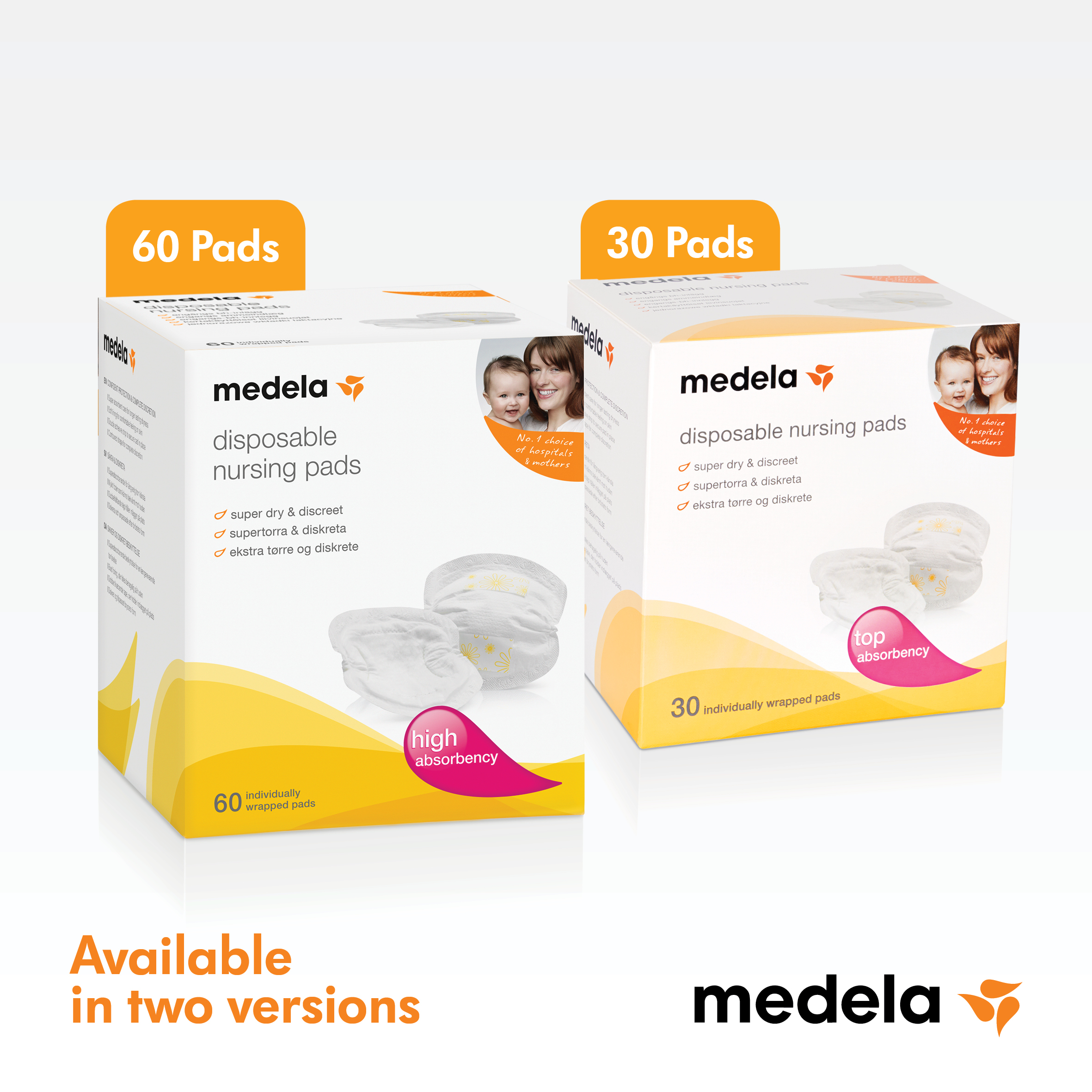 Safe & Dry™ Ultra Thin Disposable Nursing Pads - Medela Singapore