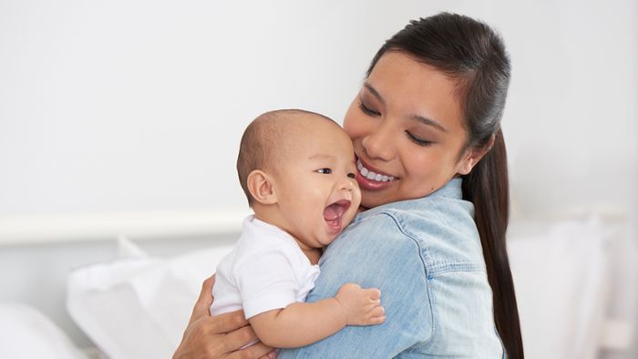 Breastfeeding benefits for baby with mum