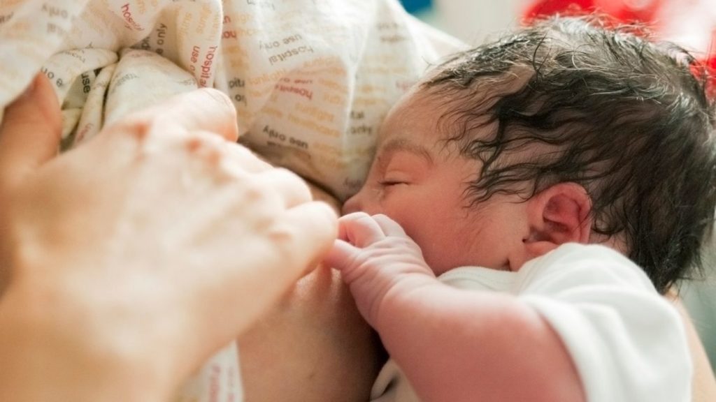 Colostrum baby breastfeeding